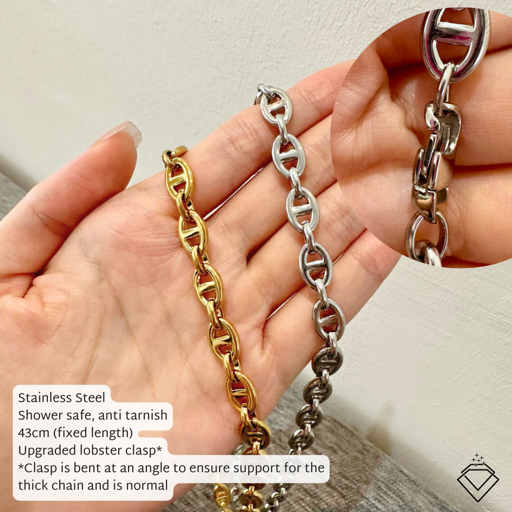 Carla Statement Necklace (Silver/Gold)