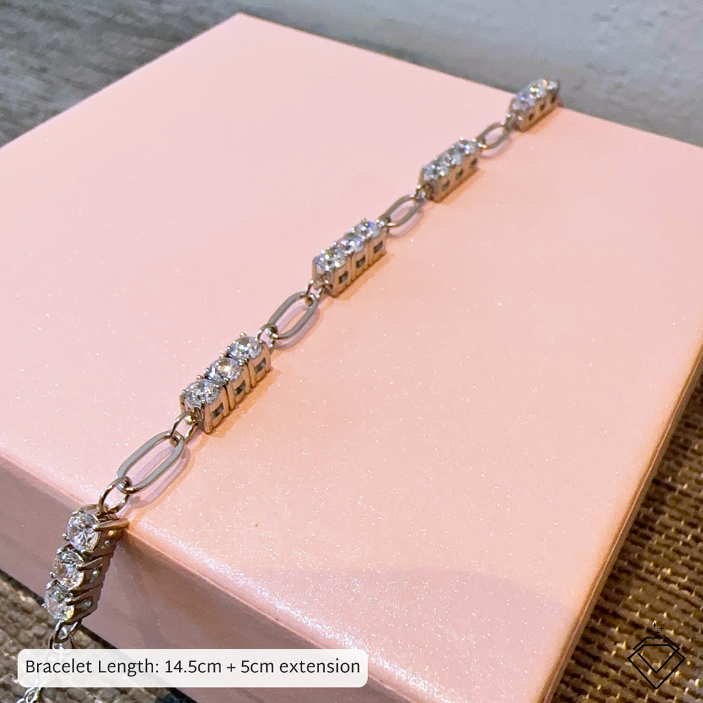 [CONNECTION] Raye Mix Chain Bracelet (Silver/Gold)