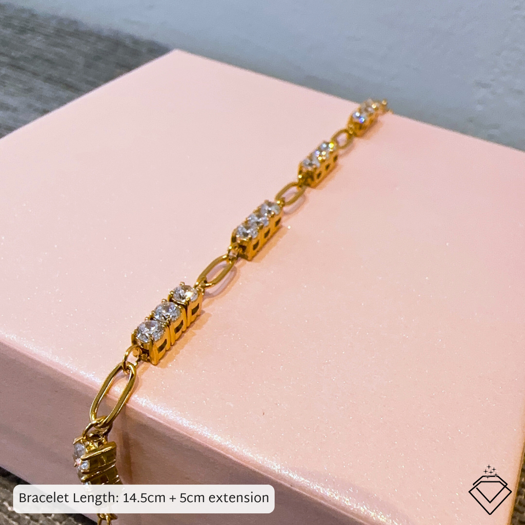 [CONNECTION] Raye Mix Chain Bracelet (Silver/Gold)