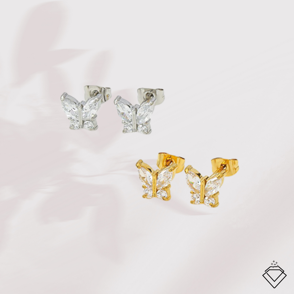 [CONNECTION] Butterfly Earring Studs