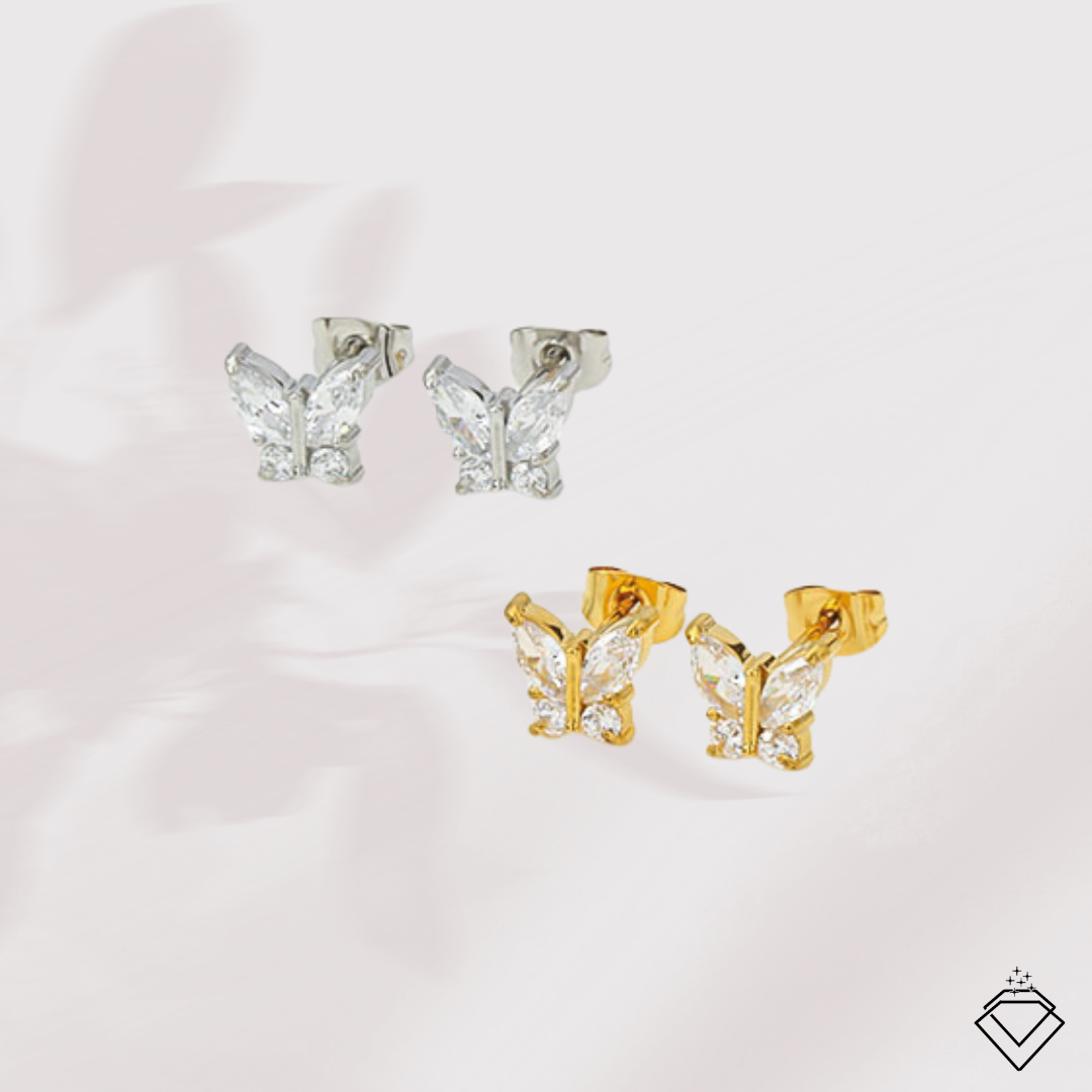 [CONNECTION] Butterfly Earring Studs