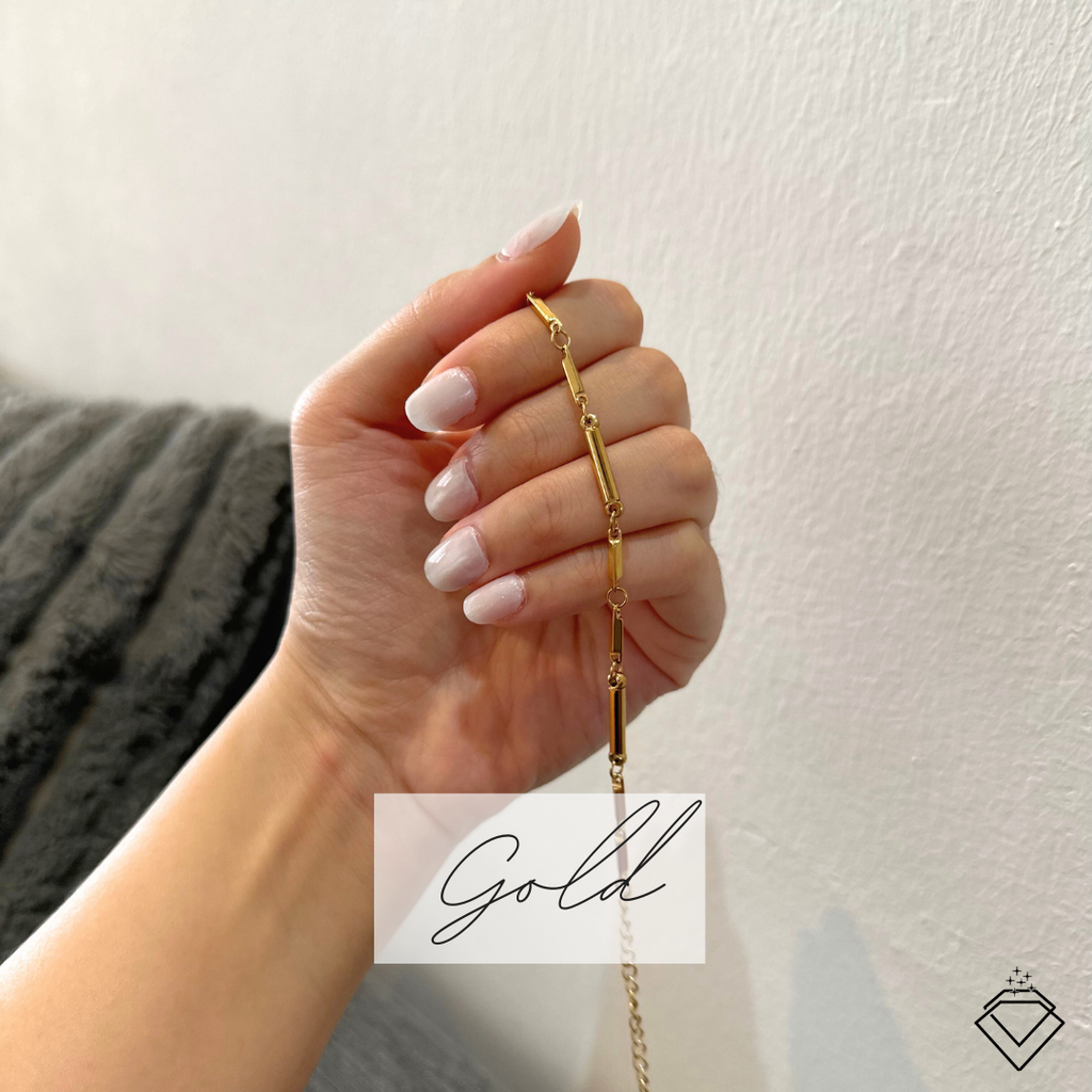 [FLOW] Jayde Stacker Bracelet (Silver/Gold)