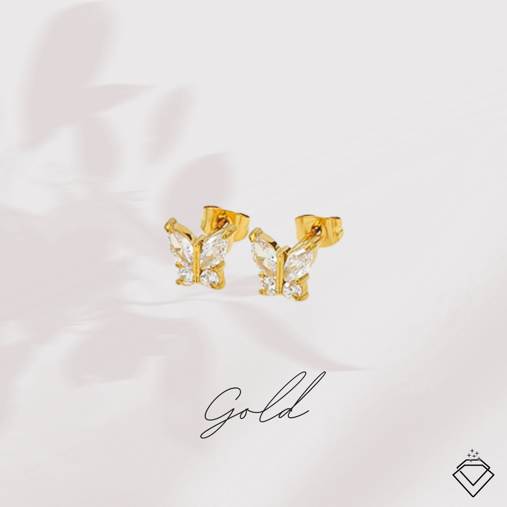 [CONNECTION] Butterfly Earring Studs