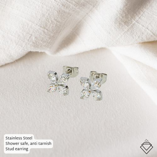 Blossom Earring Studs (Silver)