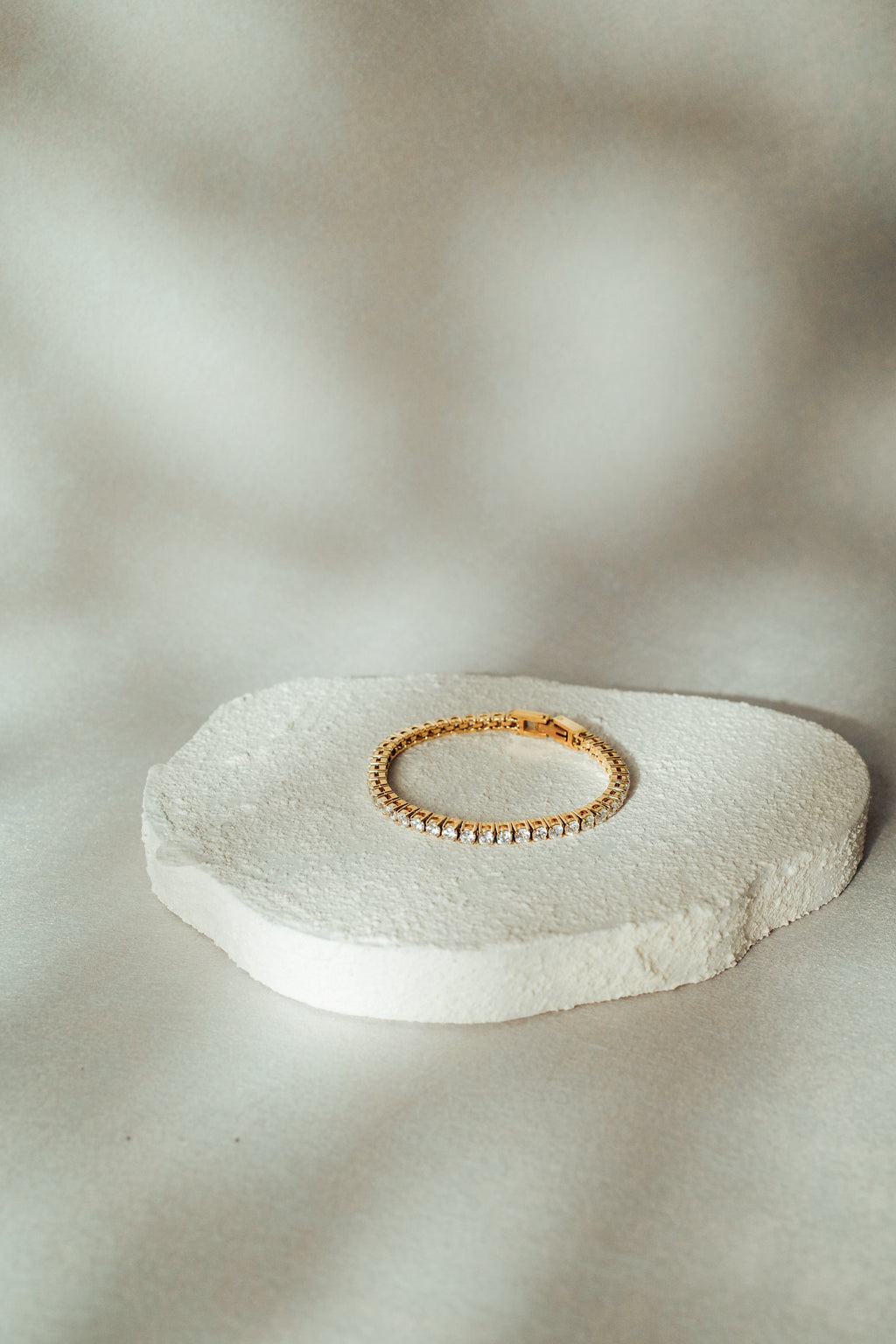 Ella Bestie Signature Tennis Bracelet (Gold)