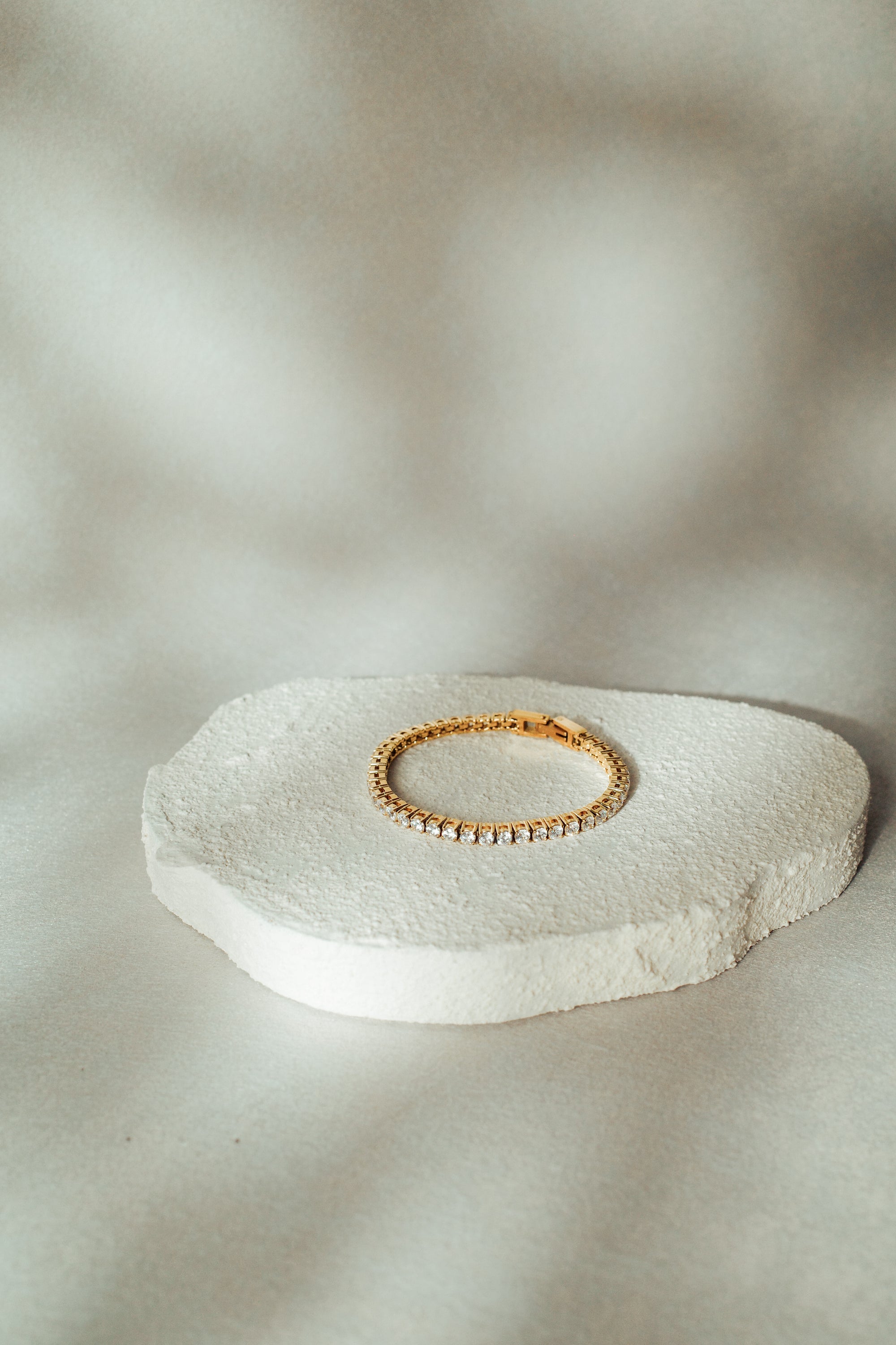 Ella Bestie Signature Tennis Bracelet (Gold)