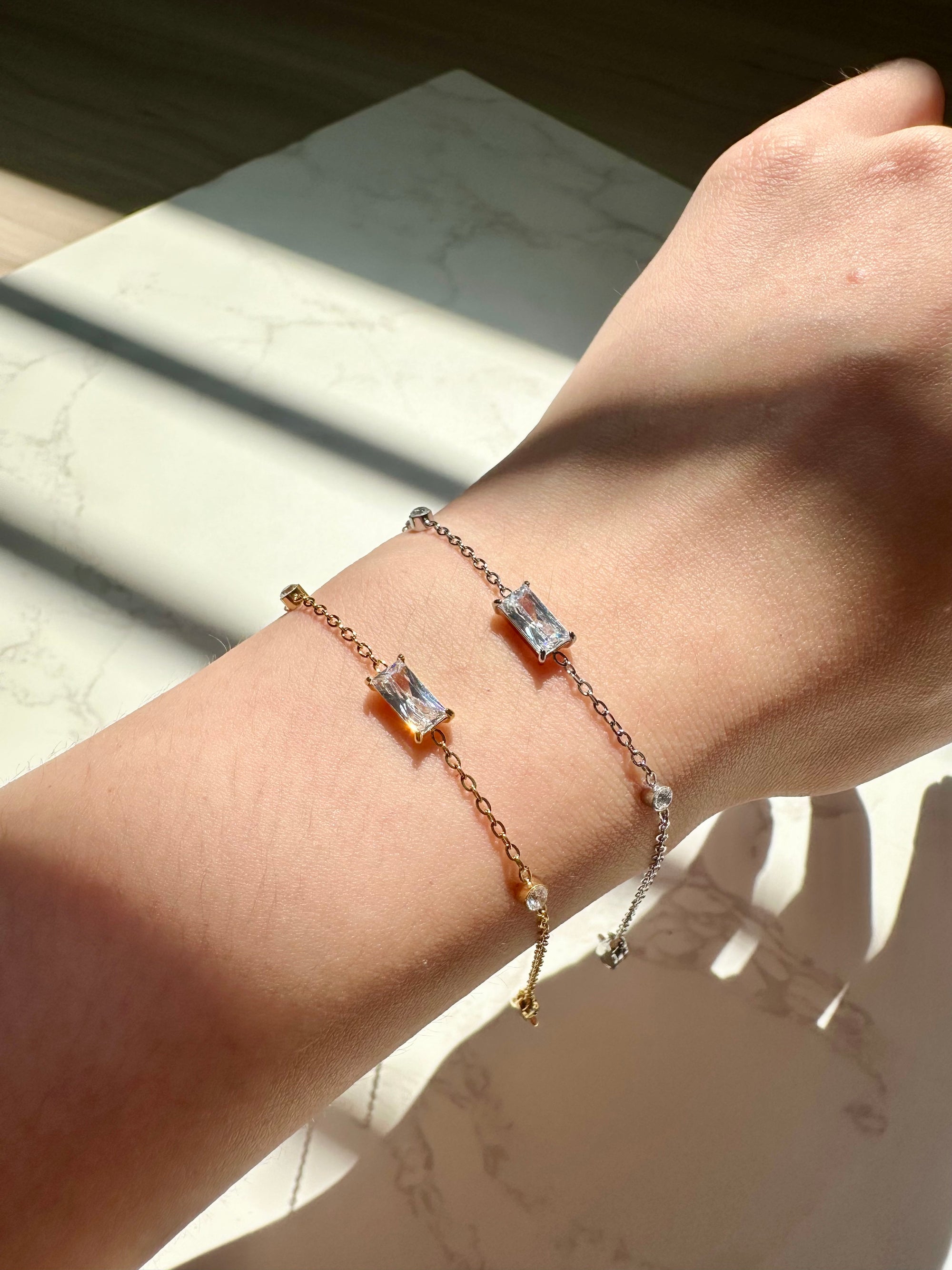 [FLOW] Talia Diamond Stacker SS Bracelet
