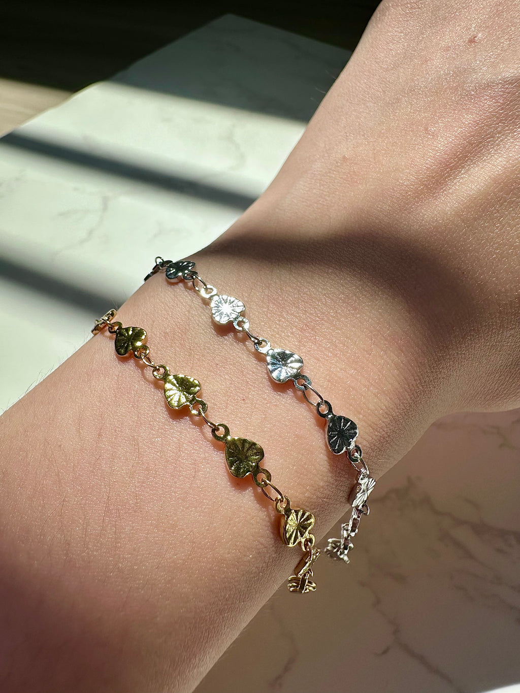 [LOVE] Clara Hearts Stacker Stainless Steel Bracelet