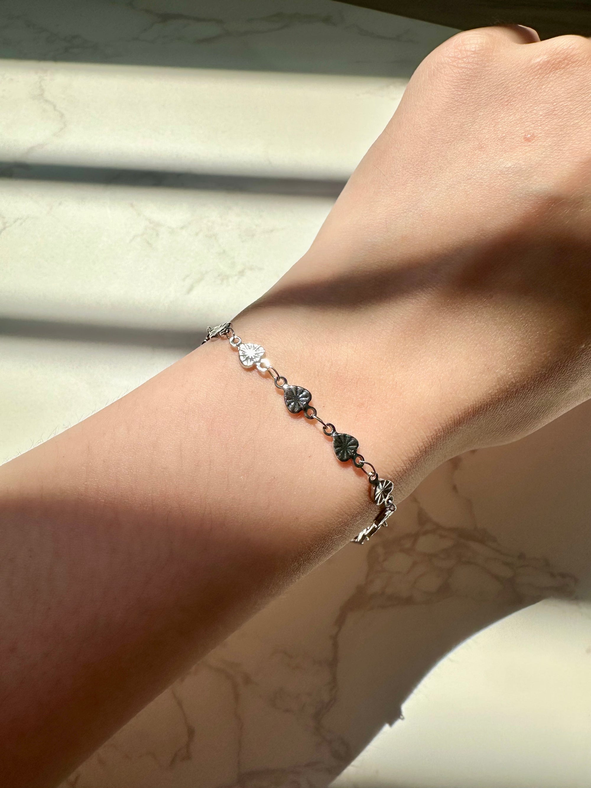[LOVE] Clara Hearts Stacker Stainless Steel Bracelet