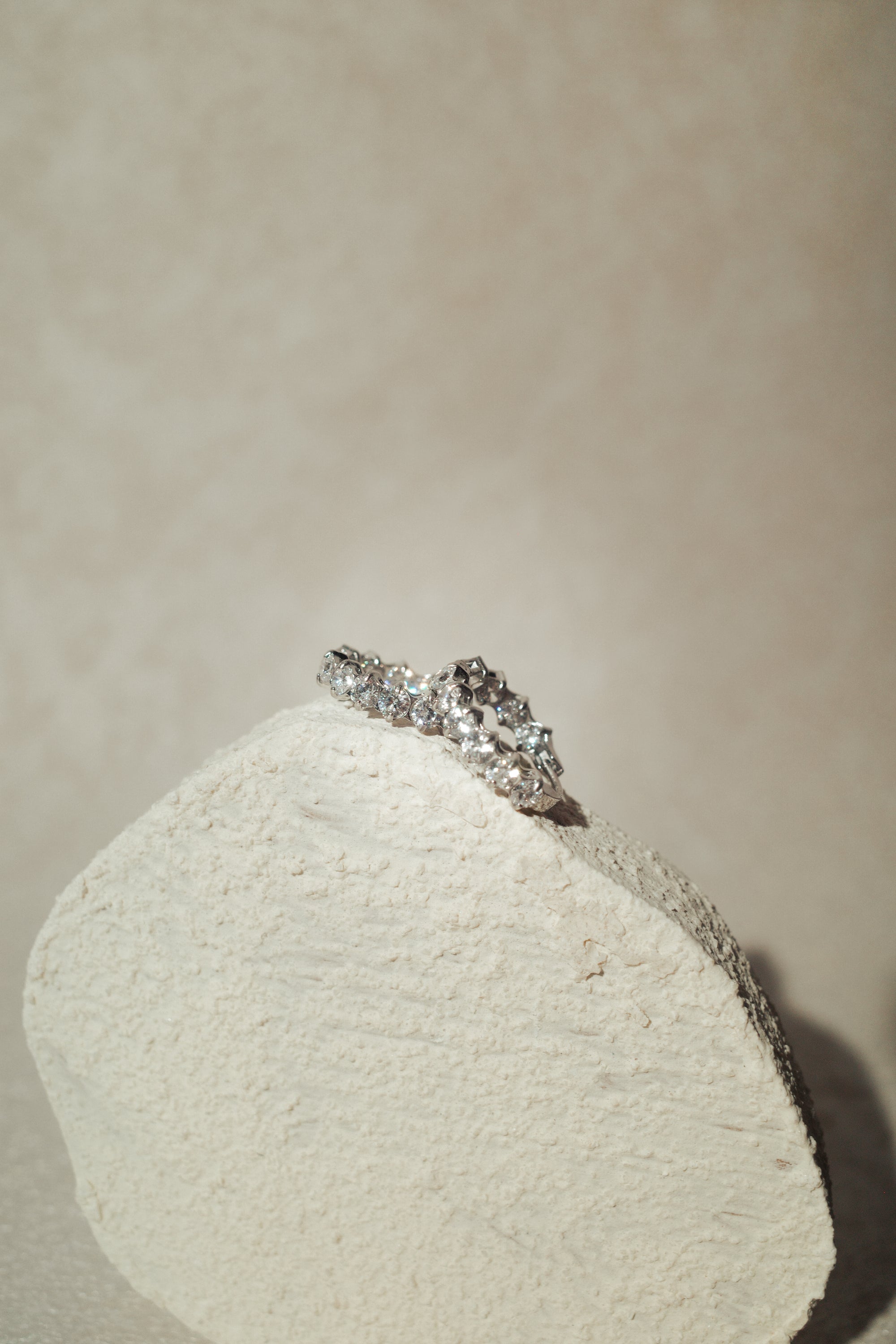 Isla Diamond Earring Hoops (Silver/Gold)