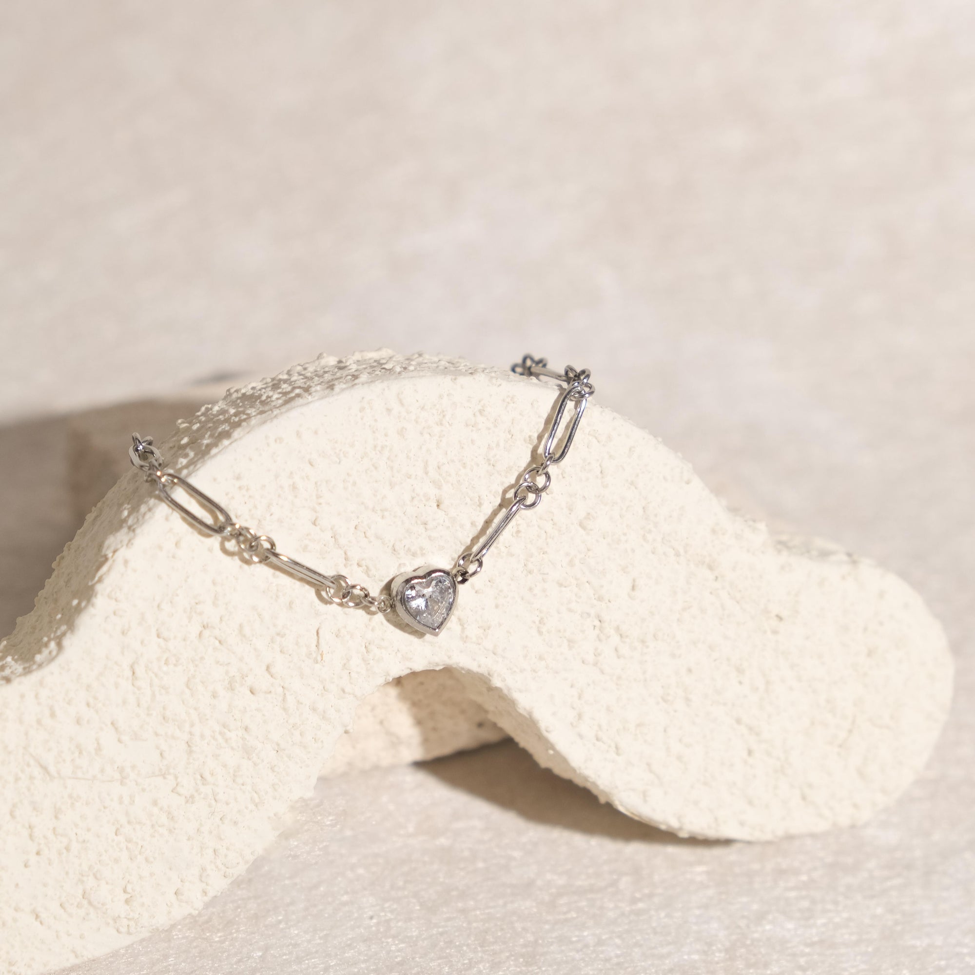 [BRACELET] Sheilina Heart Stainless Steel Bracelet