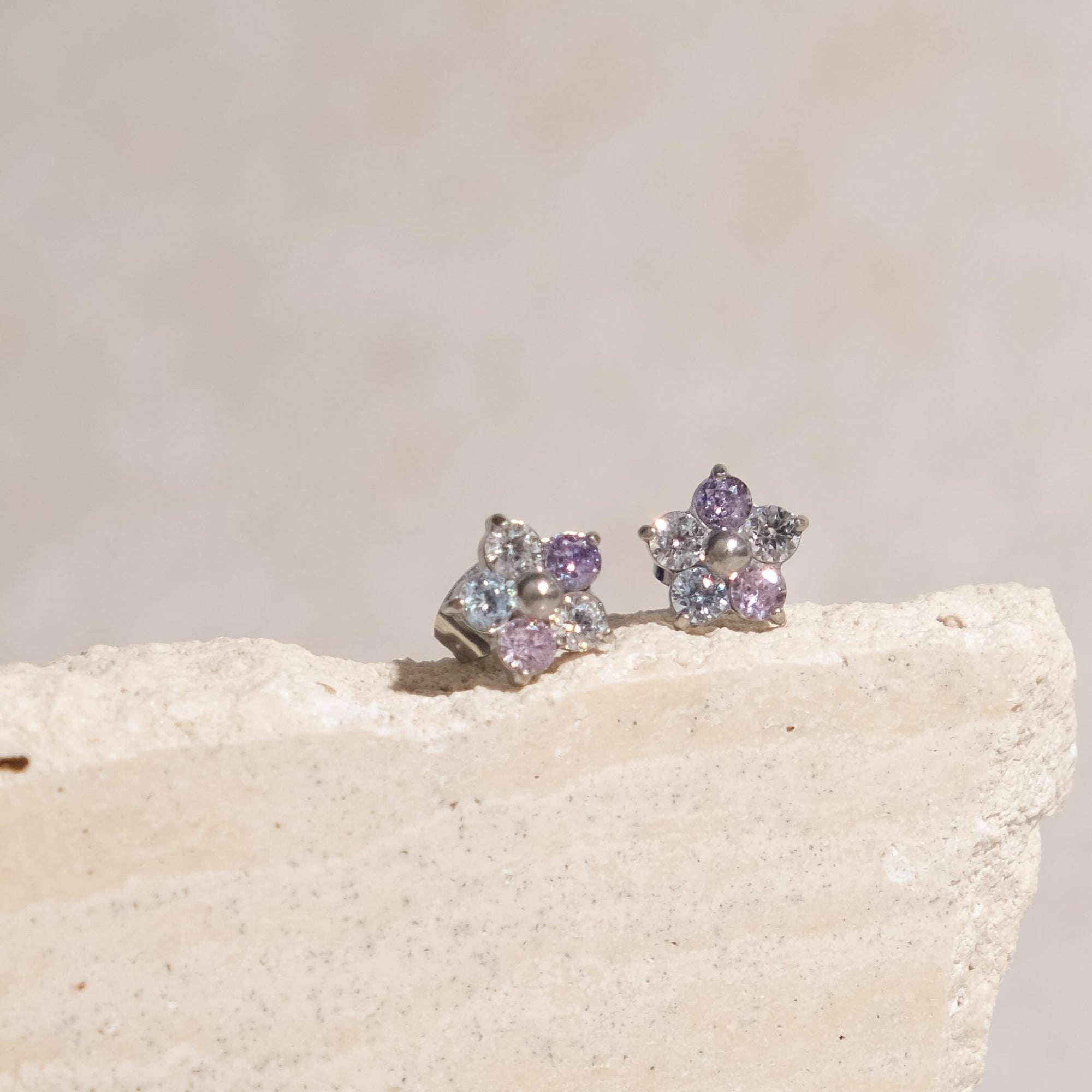 [PADDLEPOP] Sakura Paddlepop Stainless Steel Earring & Bracelet