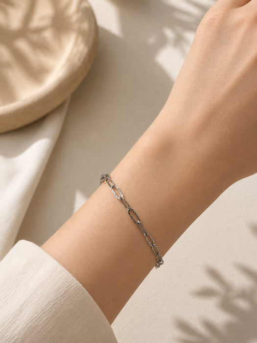 [MADE TO MOVE] Mini Leia Stainless Steel Chain Bracelet (Upgraded) - Myella Jewellery