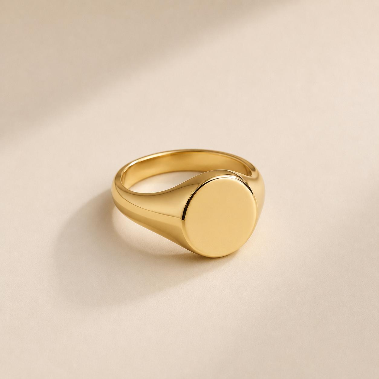 [LOLA] Signet Statement Ring - Personalised Jewellery (MYELLA)