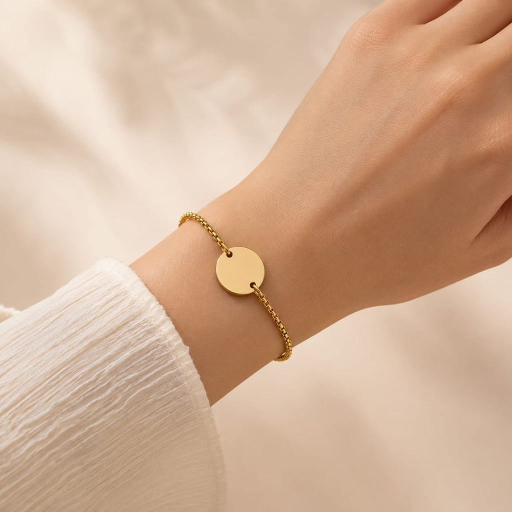 [LOLA] Circle Bracelet - Personalised Jewellery (MYELLA)
