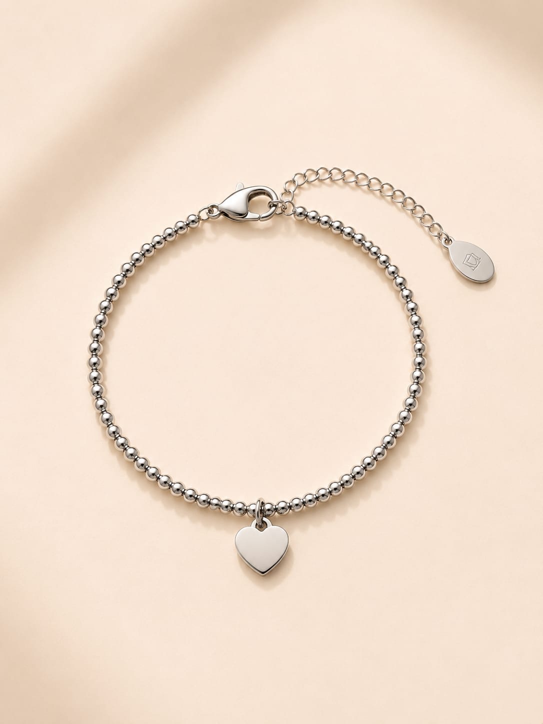 [LOLA] Heart Shaped Beaded Bracelet - Personalised Jewellery (MYELLA)