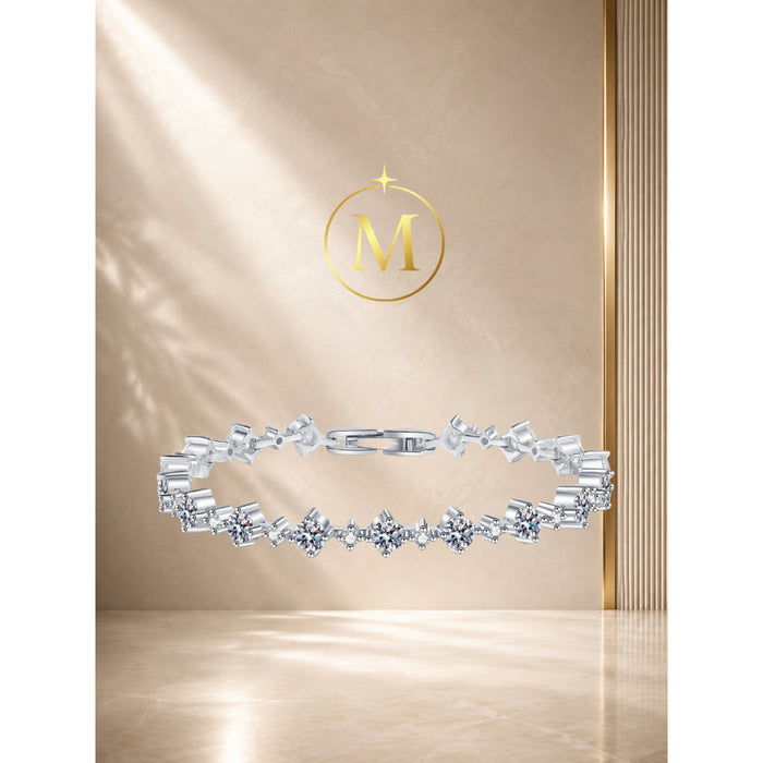 [MYELLA LUXE] Ella Constellation Tennis Bracelet - S925+Premium Plating+D Grade Moissanite