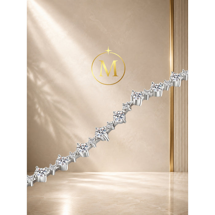 [MYELLA LUXE] Ella Constellation Tennis Bracelet - S925+Premium Plating+D Grade Moissanite