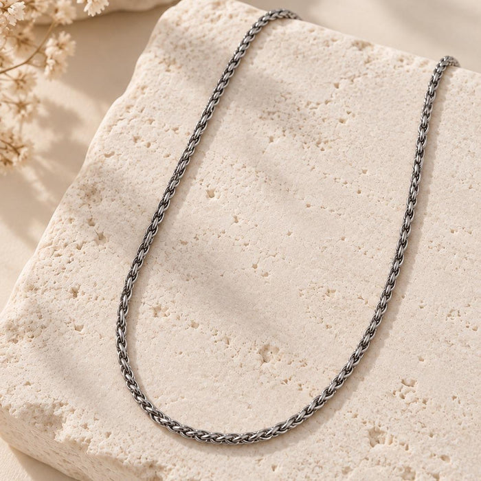 [NECKLACES] Classic Rope Chain Everyday Stainless Steel Necklace - Myella Jewellery