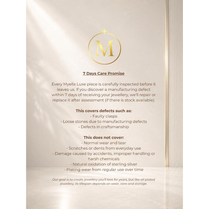 [MYELLA LUXE] Klove Diamond Necklace - S925+Premium Plating+D Grade Moissanite