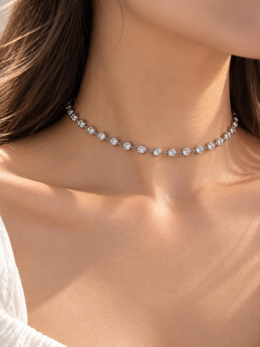 [SIGNATURE] Ella Bubble Stainless Steel Tennis Choker Necklace - Myella Jewellery
