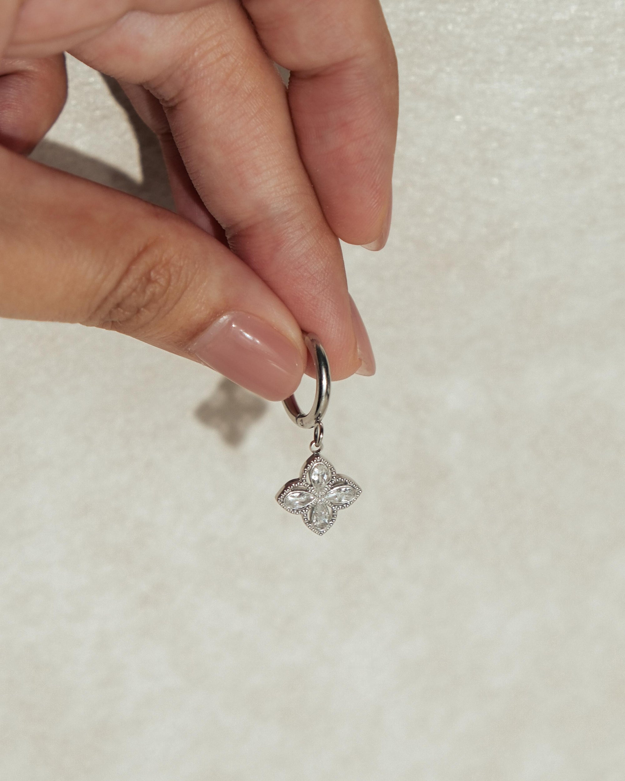 [EARRINGS] Adora Huggies Earring Hoops Stainless Steel - Myella Jewellery