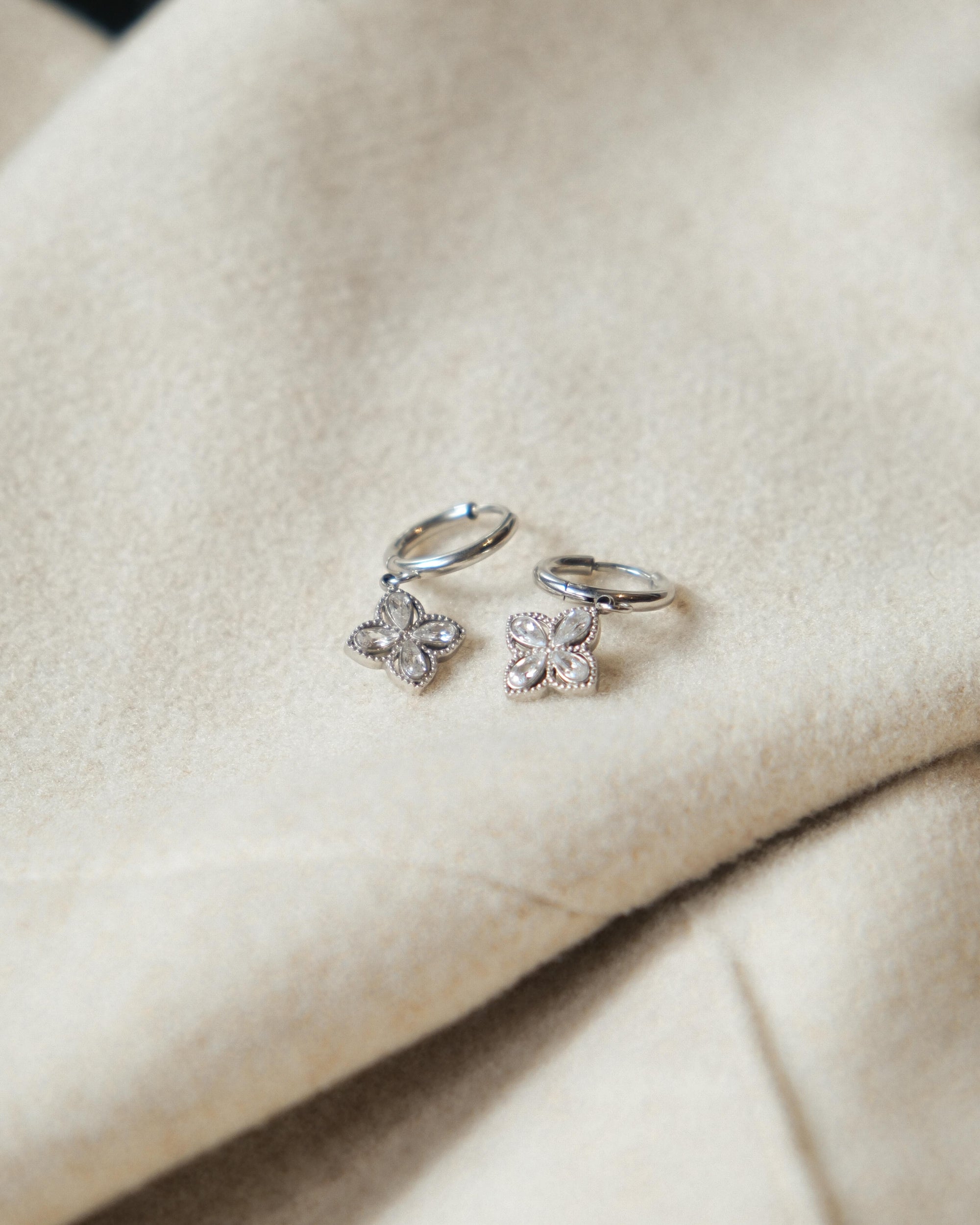 [EARRINGS] Adora Huggies Earring Hoops Stainless Steel - Myella Jewellery