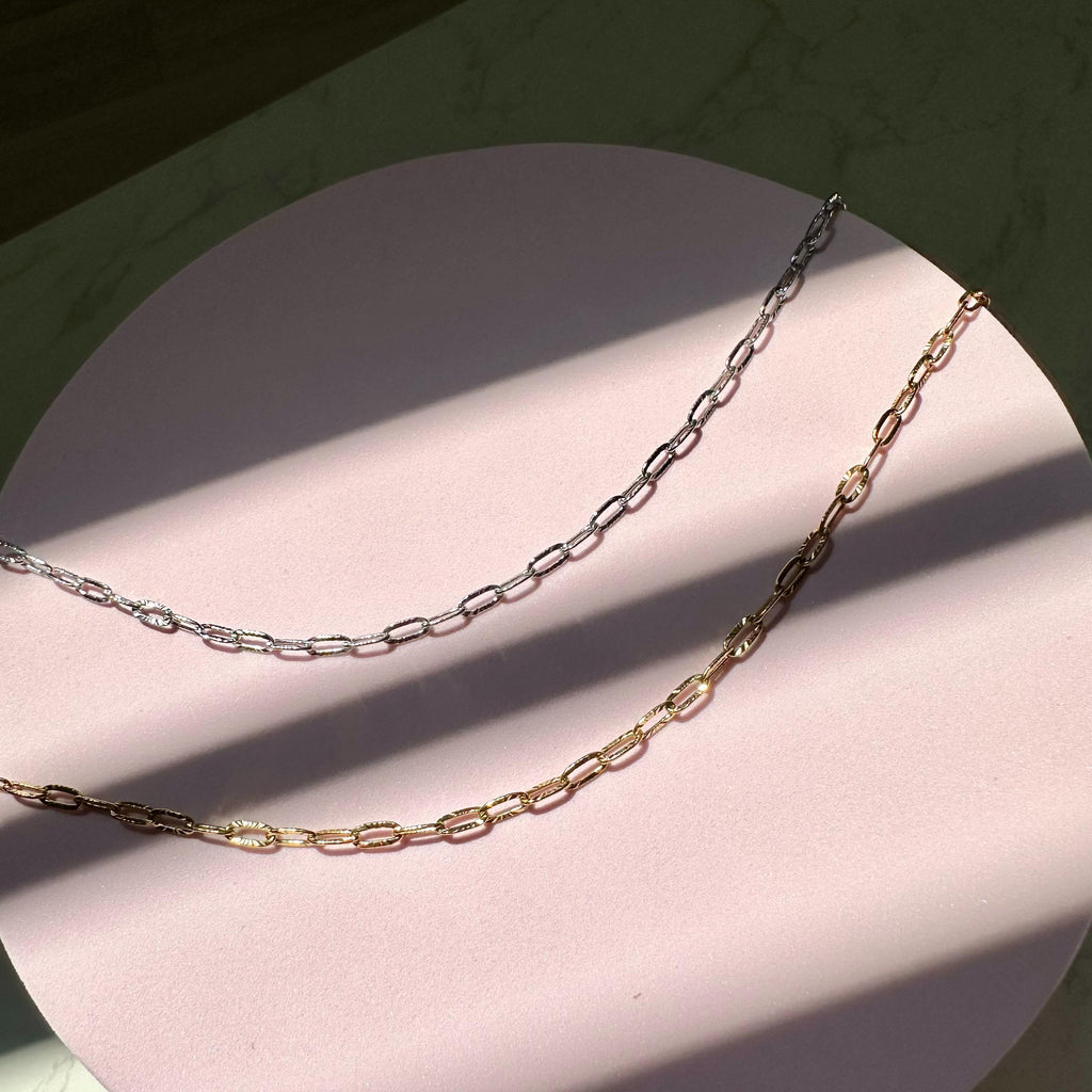 [NECKLACES] Mini Leia Stainless Steel Chain Necklace