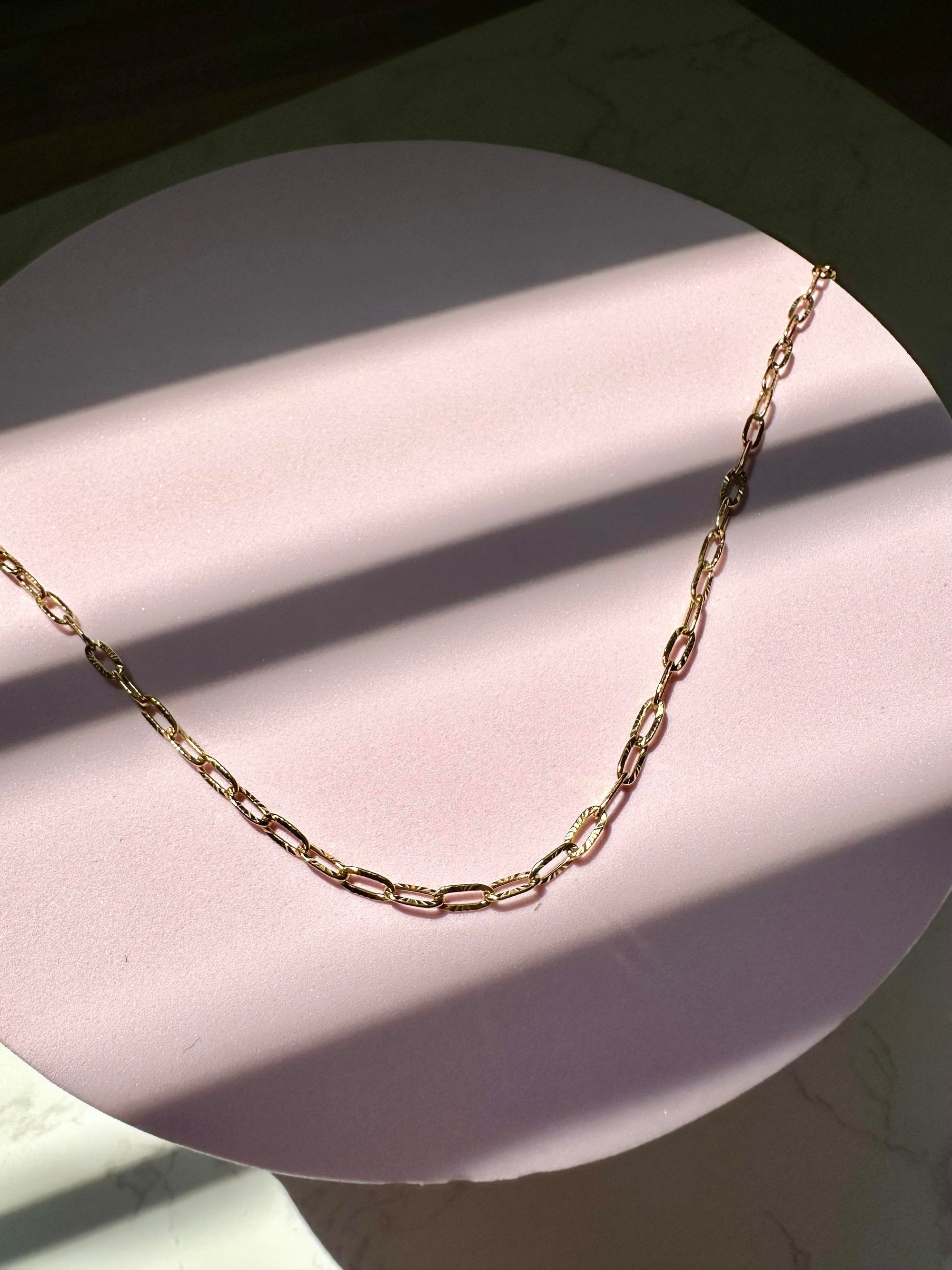 [NECKLACES] Mini Leia Stainless Steel Chain Necklace