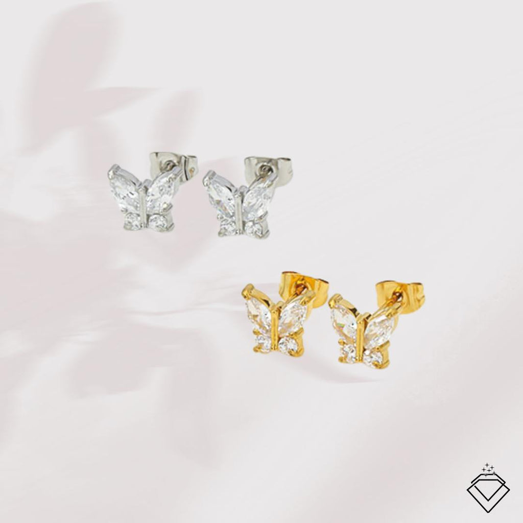[EARRINGS] Butterfly Earring Studs