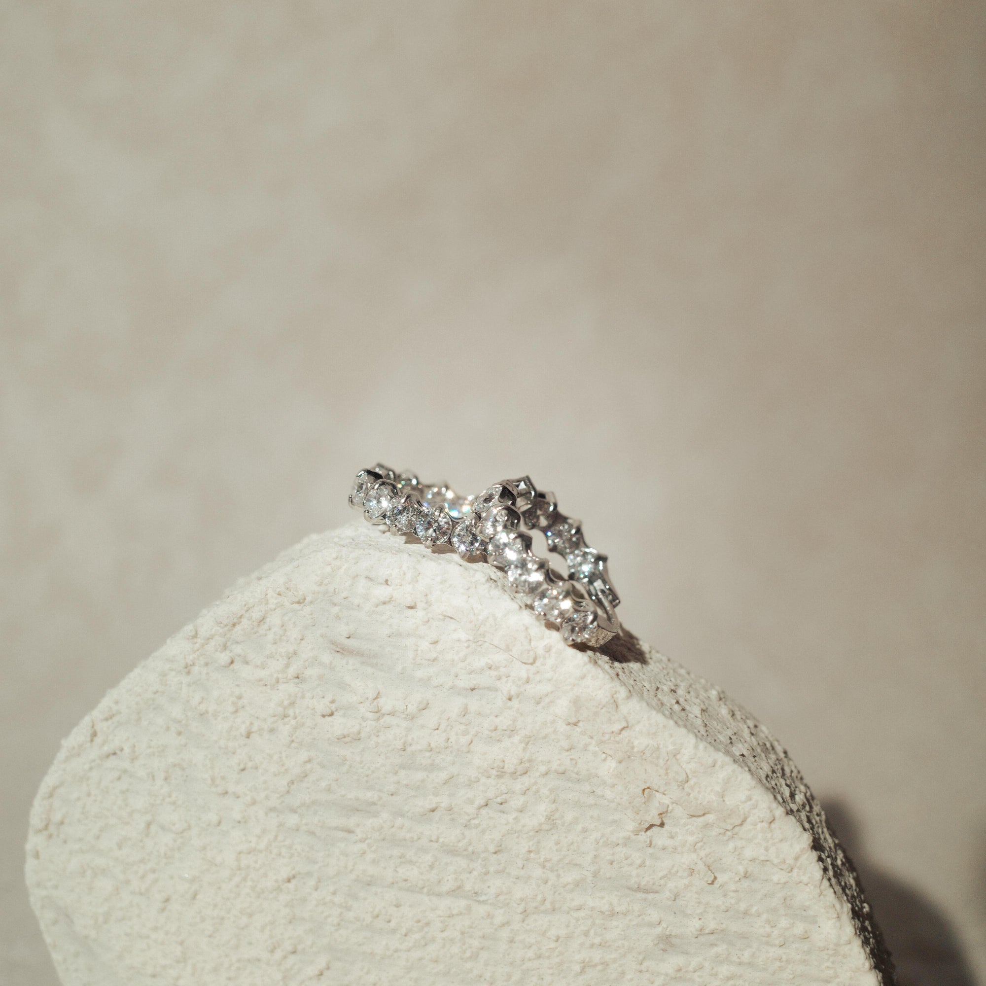 [EARRINGS] Isla Diamond Stainless Steel Earring Hoops