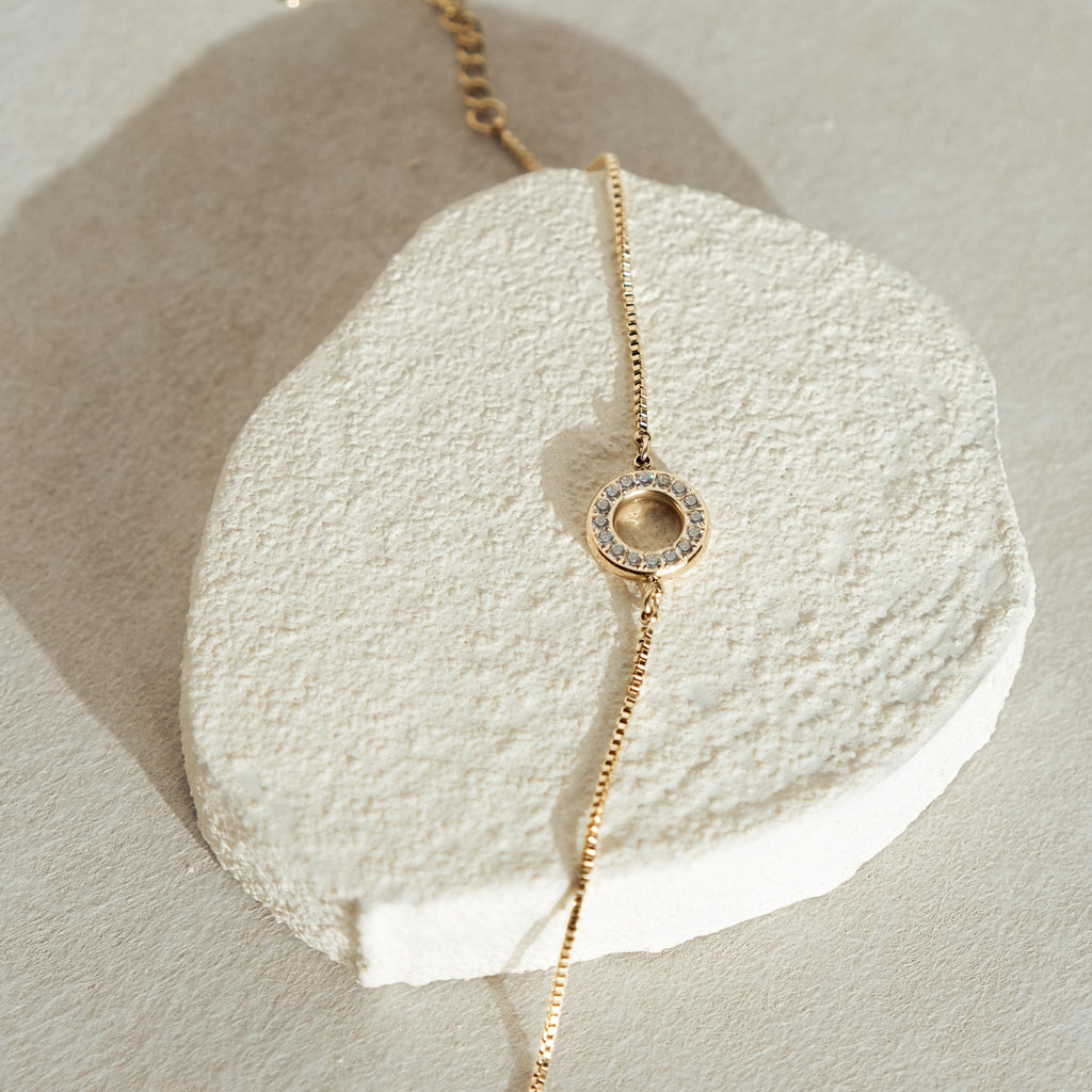 [STACKER] Sola Circle Stainless Steel Bracelet