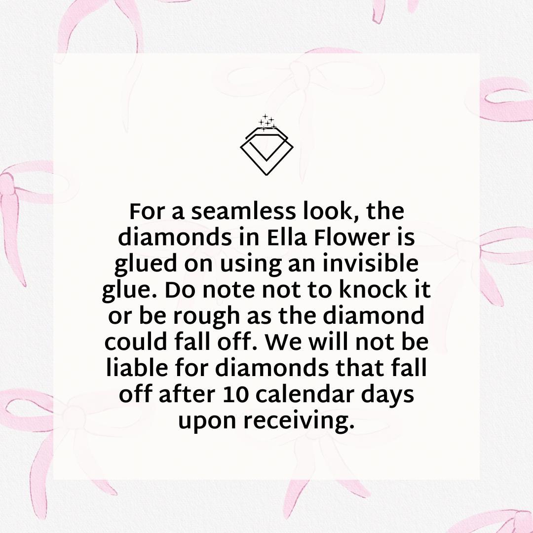 [SIGNATURE] Ella Flower Adjustable Stainless Steel Tennis Bracelet