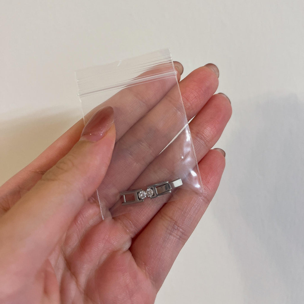 [SIGNATURE] Ella (Bestie) Silver Stainless Steel Tennis Bracelet